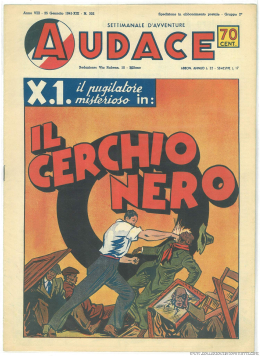 Il Cerchio Nero - Audace Bonelli N.332