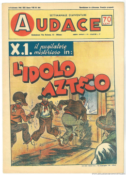 L'idolo Azteco - Audace Bonelli N.334